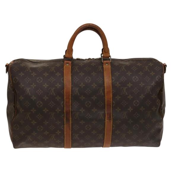 LOUIS VUITTON Monogram Keepall Bandouliere 50 Boston Bag M41416 - Picture 2 of 16